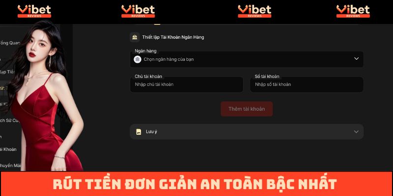 Rút tiền siêu đơn giản